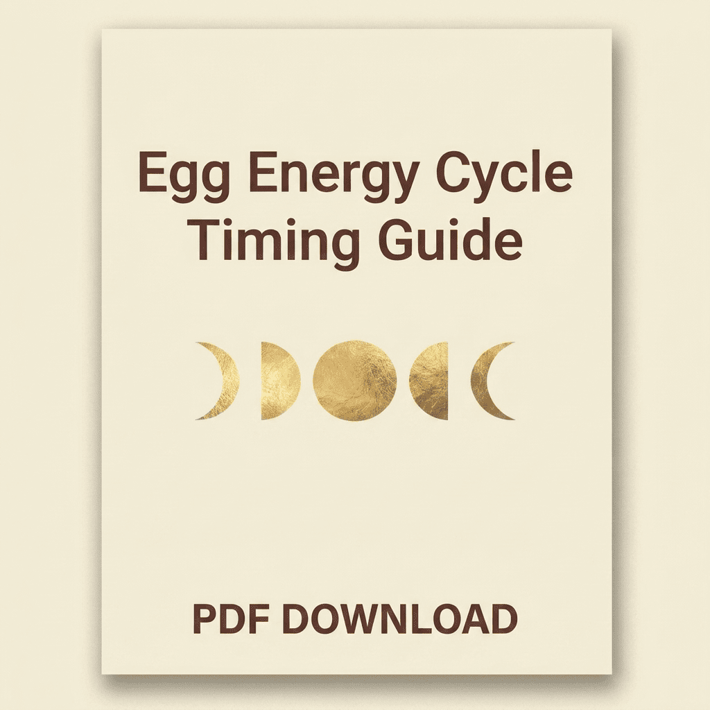 Egg Energy Cycle Timing Guide